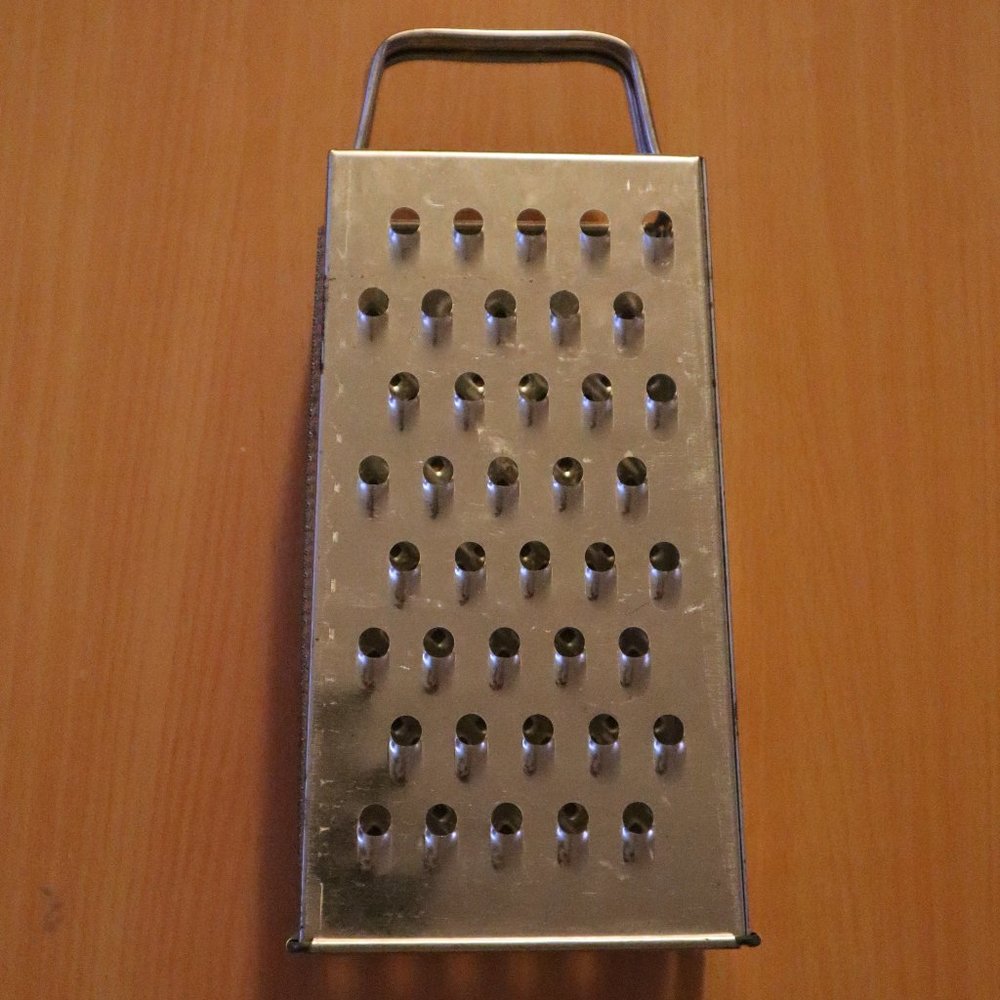 Cheese Grater Measures 8 1/2" x 4 1/2" x 3"